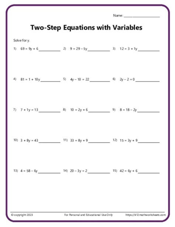 High school math subject dealing with equations for short